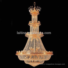 Large size luxury crystal chandelier light,hotel crystal high ceiling lighting fixture-16052